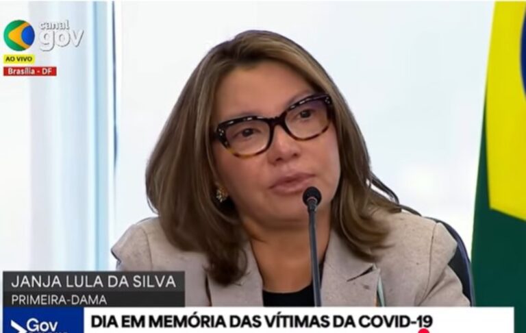 Janja e Lula botam mortos por Covid no palanque eleitoral