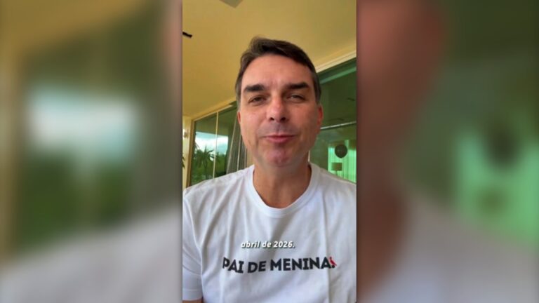 Flávio Bolsonaro, "pai de menina"