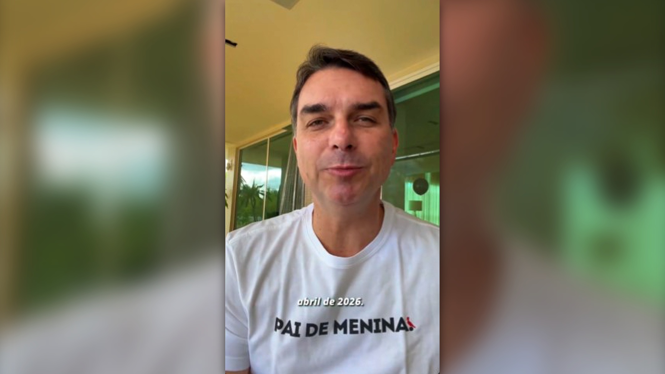 Flávio Bolsonaro, "pai de menina"