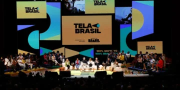 O lançamento do Tela Brasil.

Foto: Fernando Frazão / Agência Brasil