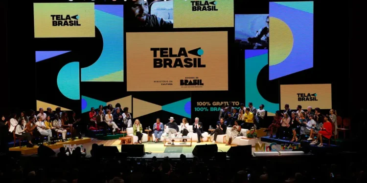O lançamento do Tela Brasil.

Foto: Fernando Frazão / Agência Brasil