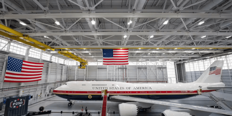 O Air Force One.

Foto: Divulgação / Força Aérea dos EUA