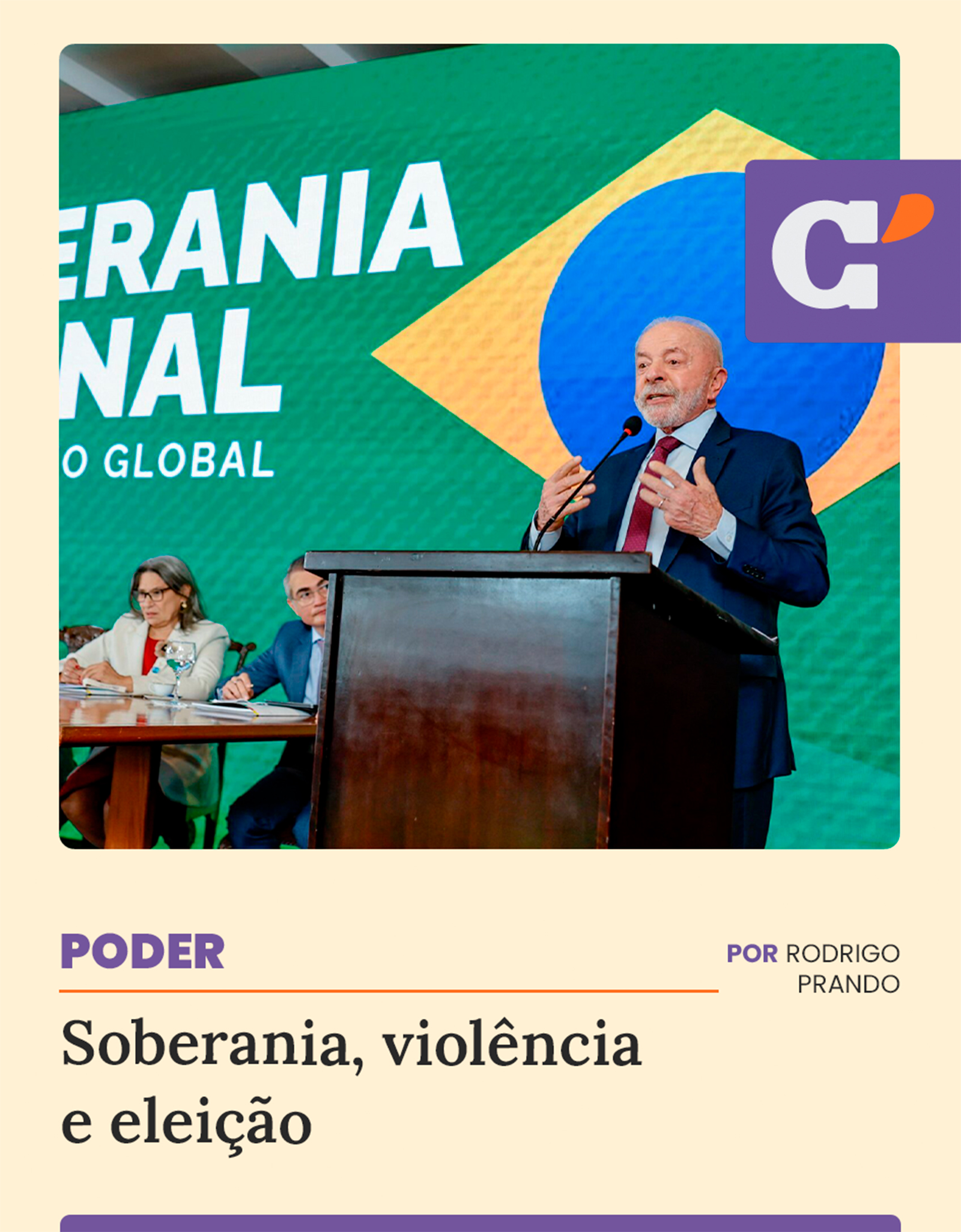Capa edição
