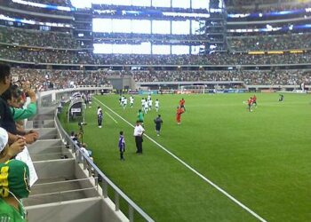 O AT&T Stadium, no Dallas, no Texas, nos Estados Unidos.

Foto: Jramos20 / Wikimedia Commons