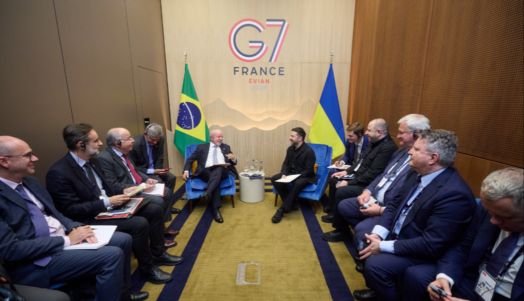 Lula encontra Zelensky no G7 após meses de silêncio
