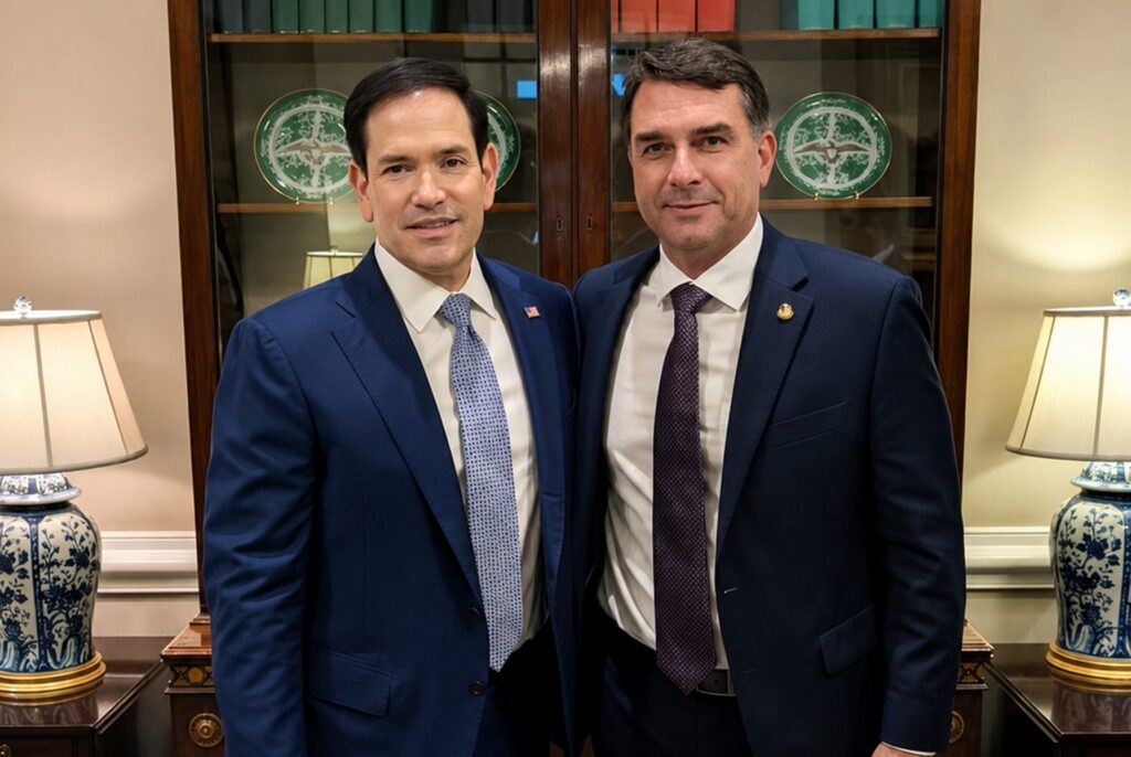 Rubio tem más notícias para Flávio Bolsonaro
