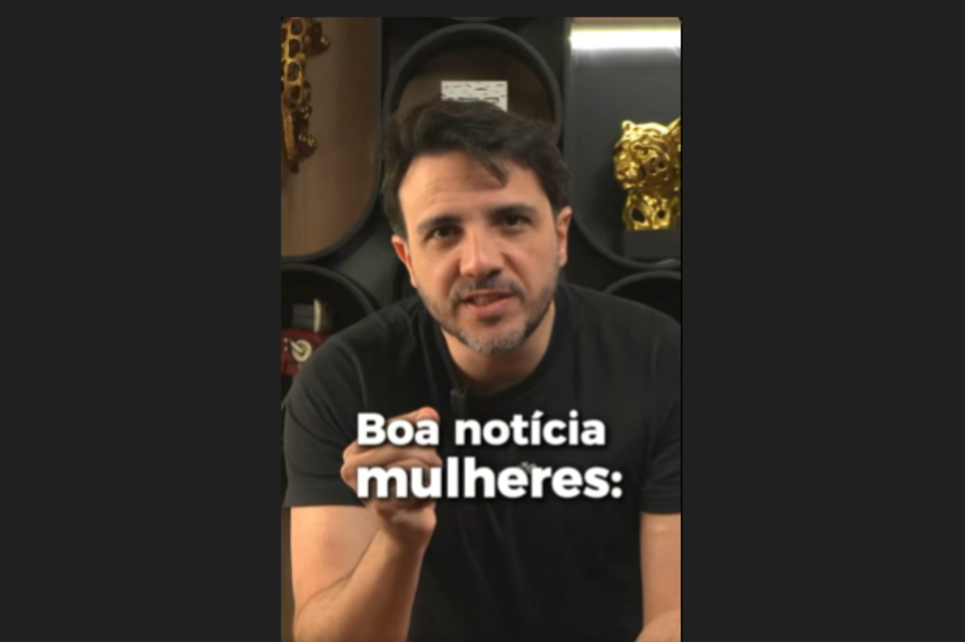 "Feminismo no Judiciário livrou a monstra", diz Renan Santos