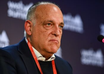 Javier Tebas, presidente da La Liga.

Foto: Web Summit / Wikimedia Commons