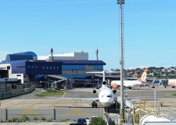 O Aeroporto Internacional Salgado Filho, em Porto Alegre.

Foto: caetano051068 / Wikimedia Commons