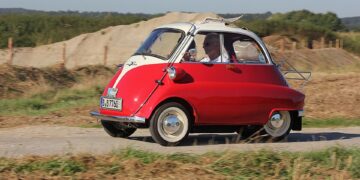 Um Romi-Isetta, primeiro modelo de automóvel fabricado no Brasil.

Foto: Lothar Spurzem / Wikimedia Commons