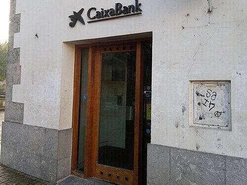 Uma unidade do CaixaBank.
Foto: Cpuharte / Wikimedia Commons