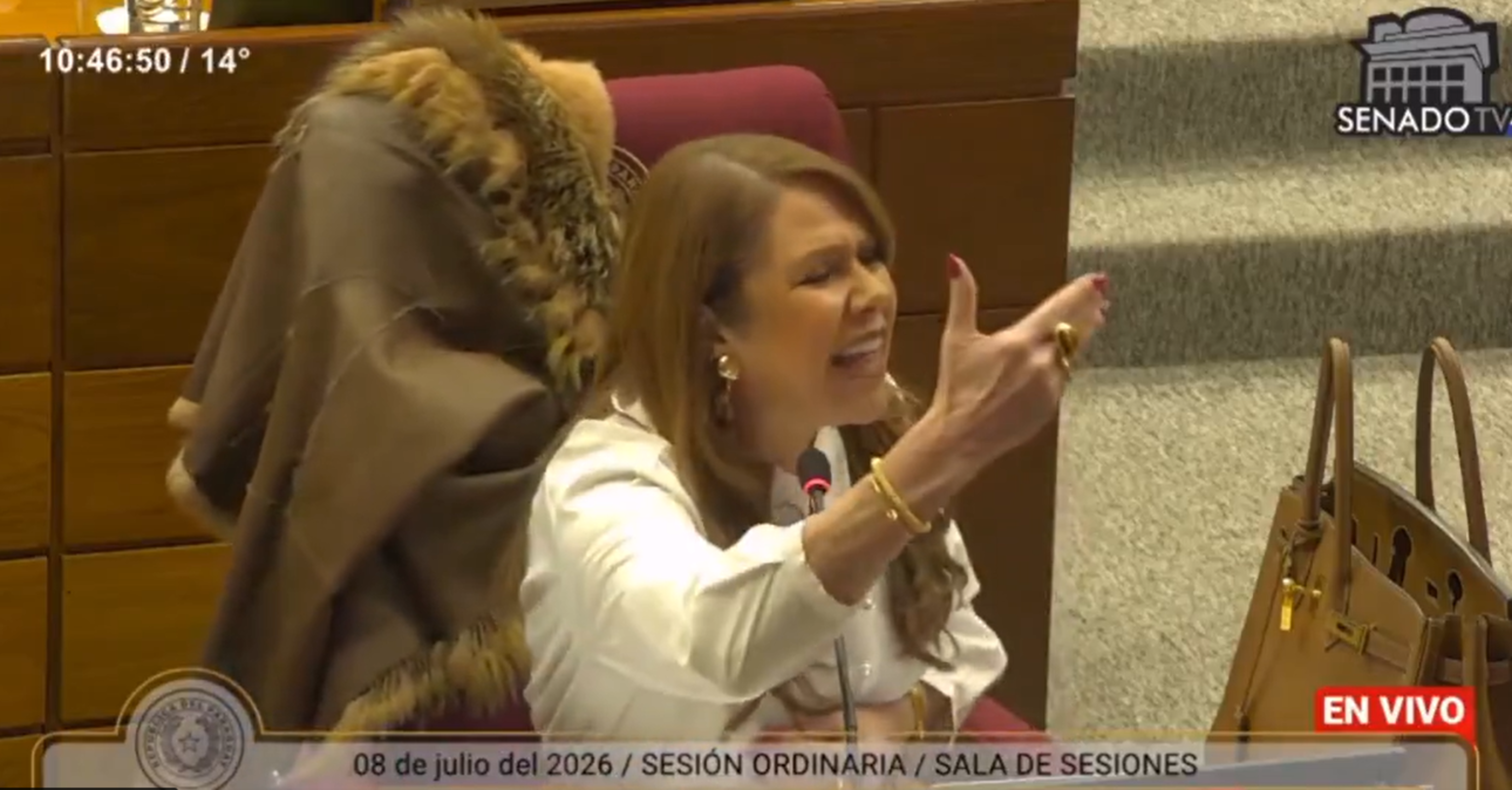 Senadora paraguaia não esquece de Mbappé: "Filho da p..."