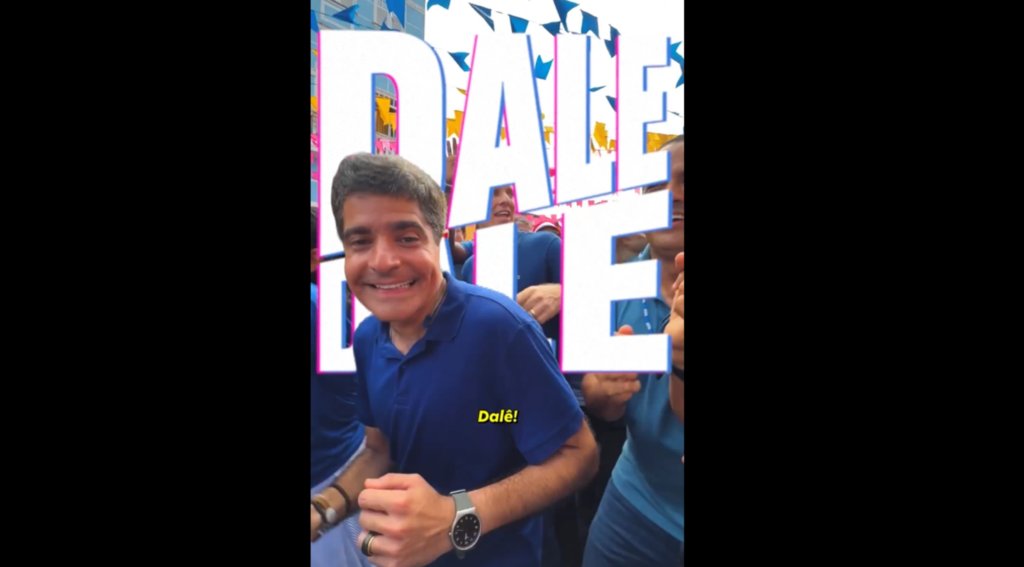 ACM Neto faz dancinha em jingle de pré-campanha