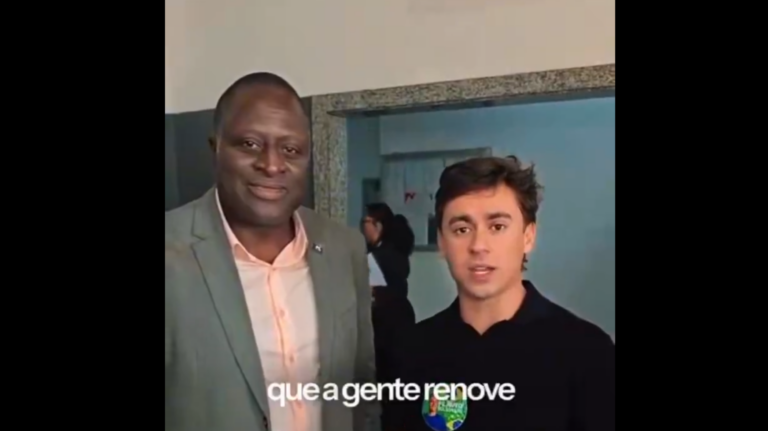 Nikolas faz campanha para Helio Lopes em Roraima