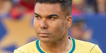 O jogador Casemiro.

Foto: Bryan Berlin / Wikimedia Commons