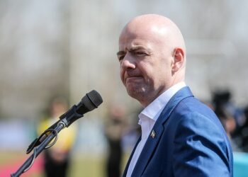Gianni Infantino, presidente da FIFA.

Foto: Foad Ashtari / Wikimedia Commons
