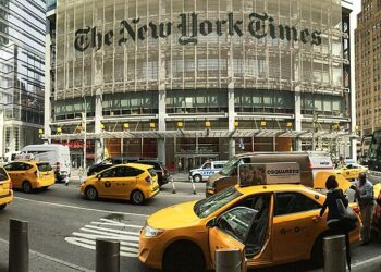 O jornal "The New York Times" é um dos veículos que processa a OpenAI.

Foto: Stephanie Kraus / Wikimedia Commons