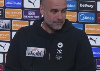 O técnico Pep Guardiola.

Foto: SportsMax TV / Wikimedia Commons