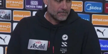 O técnico Pep Guardiola.

Foto: SportsMax TV / Wikimedia Commons