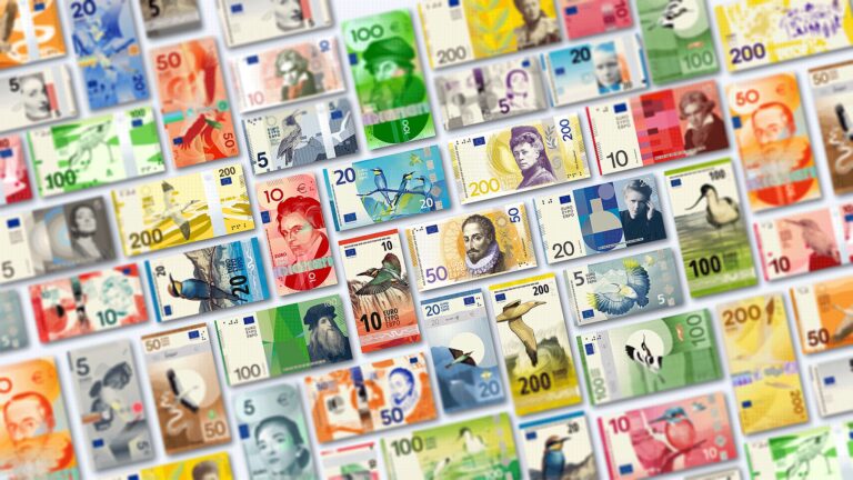 Vem aí as novas notas de euro