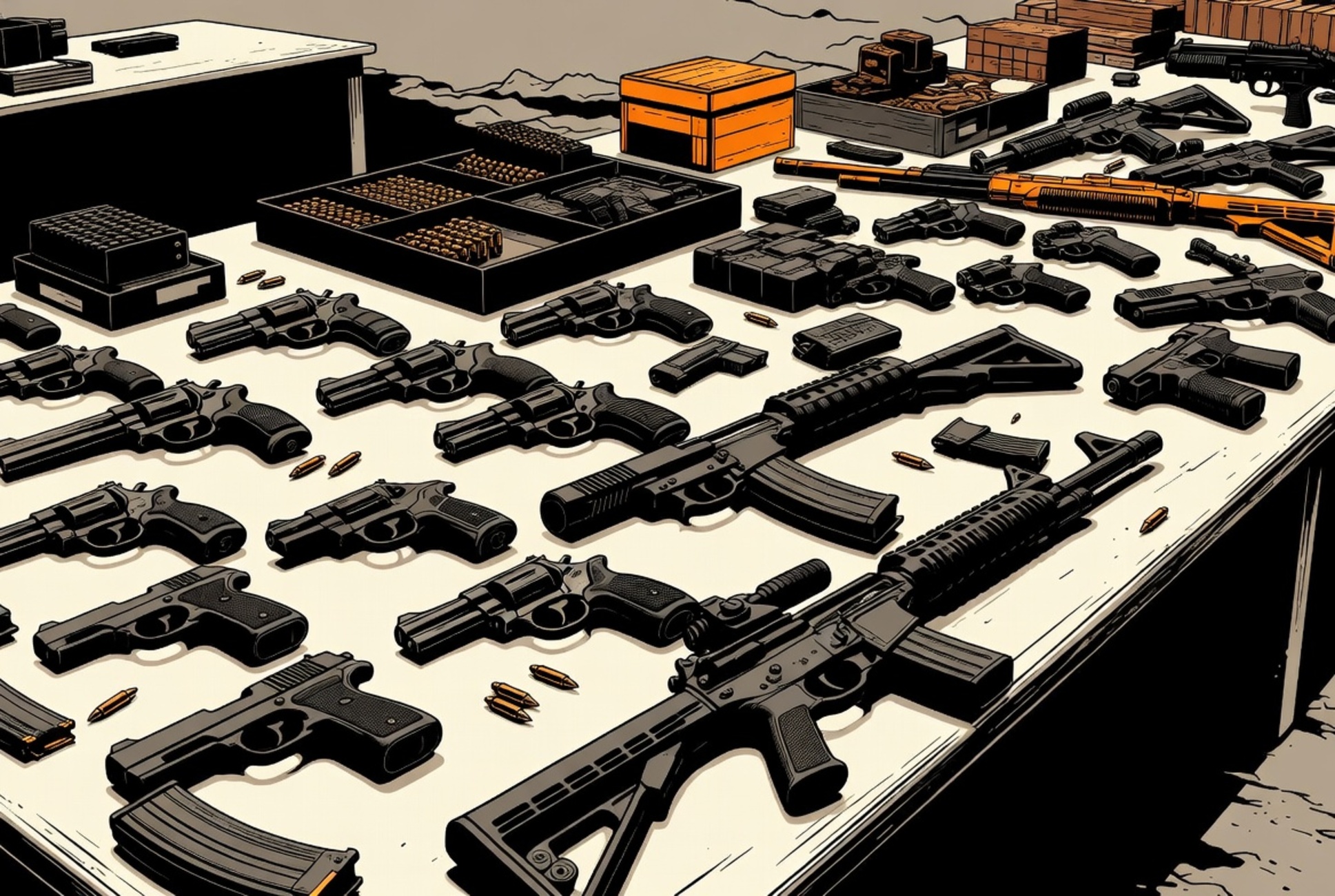 De onde vêm as armas que matam nas favelas