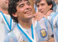 Diago Maradona, autor do gol "Mão de Deus".

Foto: Wikimedia Commons