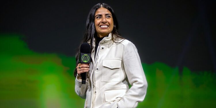 Asha Sharma, CEO da Xbox.
Foto: Jasonglewis / Wikimedia Commons