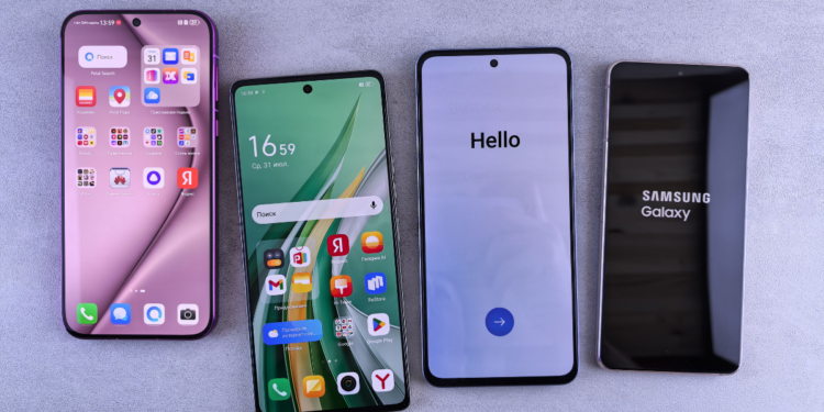 Aparelhos Android. Foto: Pexels