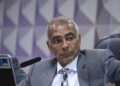 O senador e ex-jogador Romário.

Foto: Edilson Rodrigues / Agência Senado