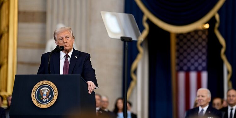 O presidente dos Estados Unidos, Donald Trump.

Foto: The Trump White House / Wikimedia Commons