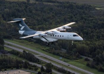 Voo de avião elétrico custou menos que dois galões de combustível - Imagem: Divulgação/Heart Aerospace