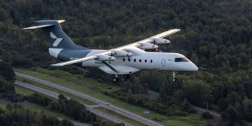 Voo de avião elétrico custou menos que dois galões de combustível - Imagem: Divulgação/Heart Aerospace