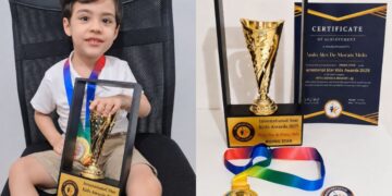 Gênio mirim brasileiro recebe prêmio