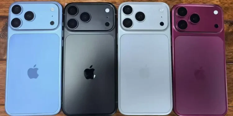 Imagens vazadas dos iPhones 18.

Foto: Mac Rumors