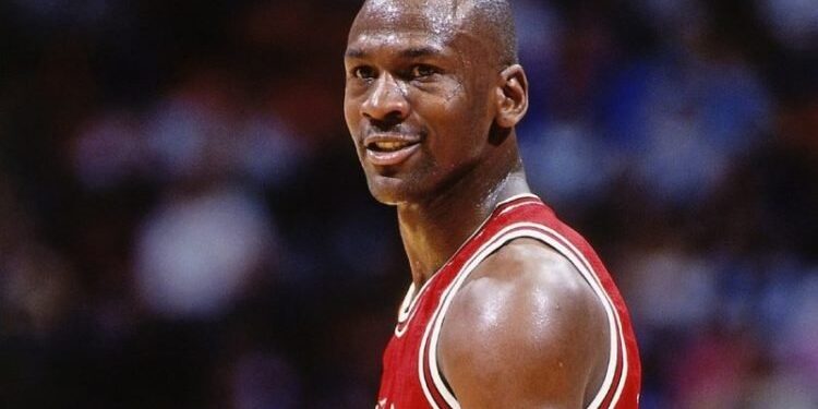 Lendária camisa usada michael jordan
