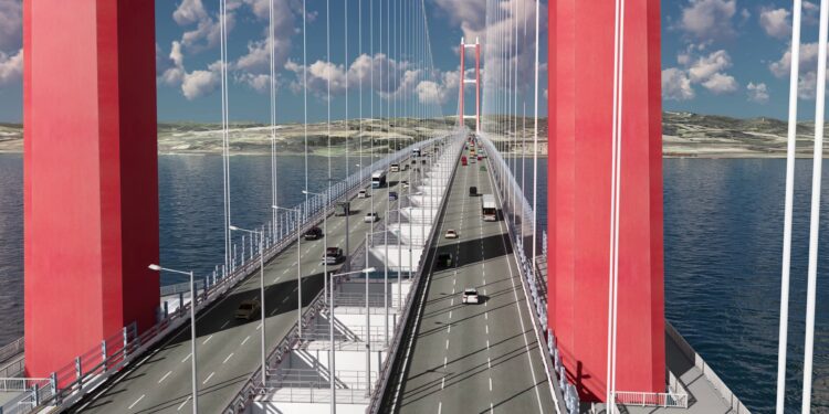 Maior ponte suspensa mundo liga