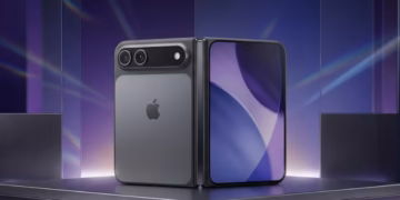 O novo iPhone dobrável da Apple.

Foto: Divulgação / Apple