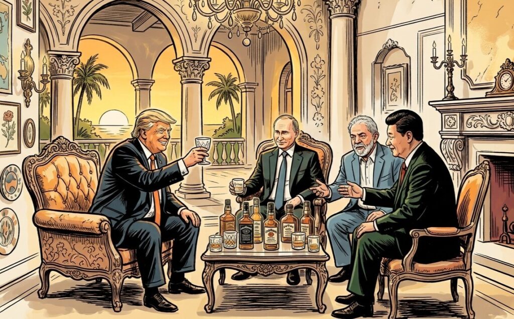 Lula sugere a Trump tomar trago com Putin e Xi Jinping