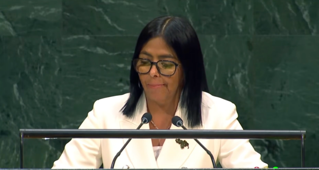 Delcy Rodríguez garante "eleições" na Venezuela