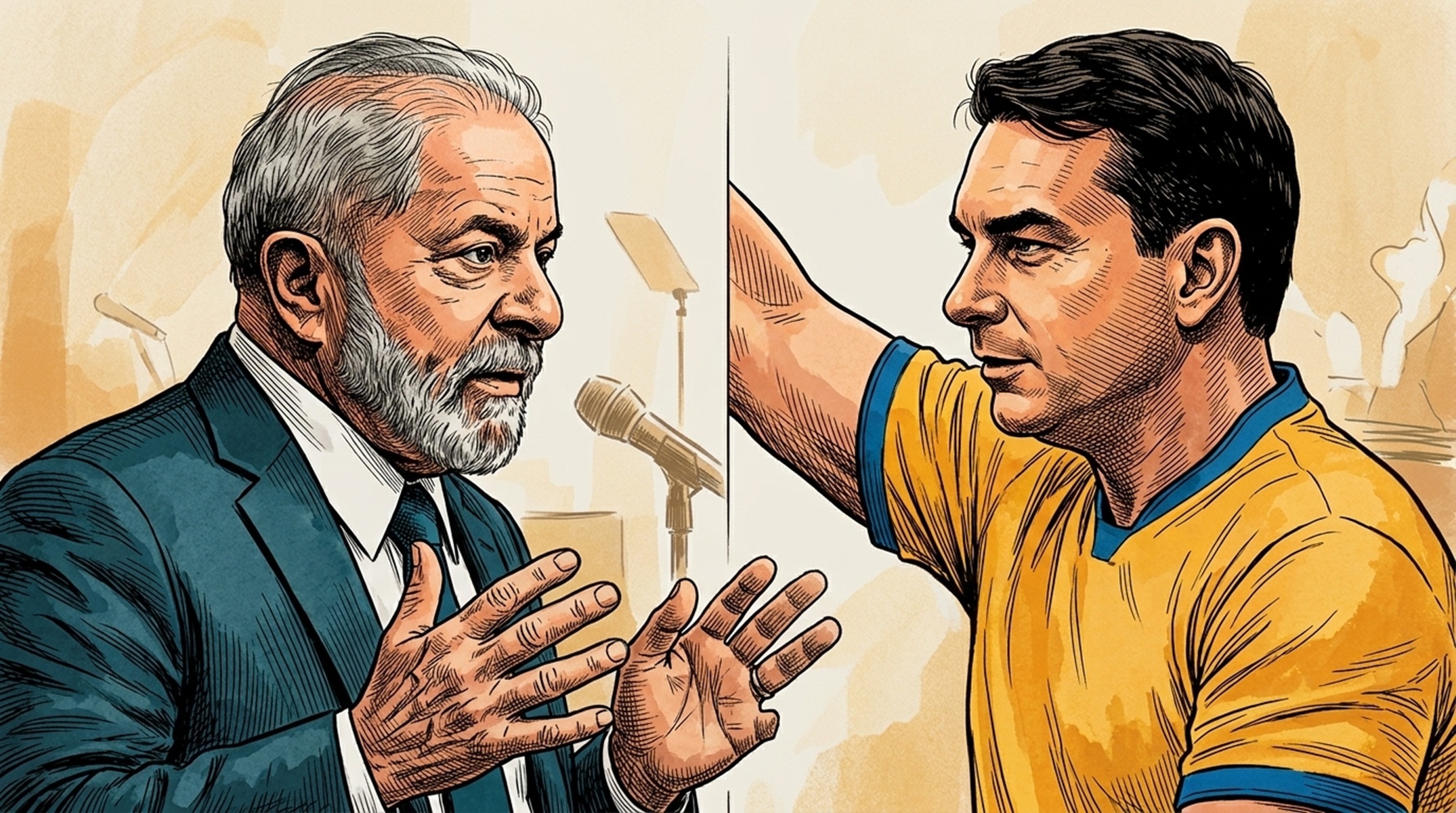 Realtime indica Flávio numericamente à frente de Lula no 2º turno