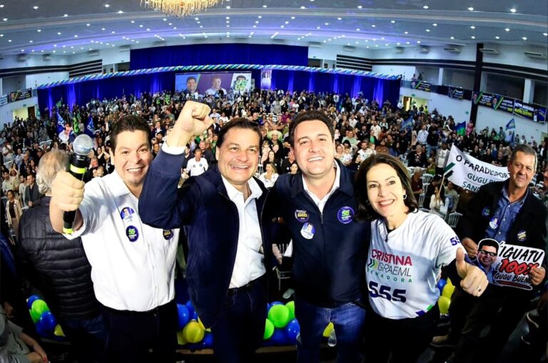 Candidato de Ratinho Jr. no Paraná despenca e pedetista sobe, indica AtlasIntel