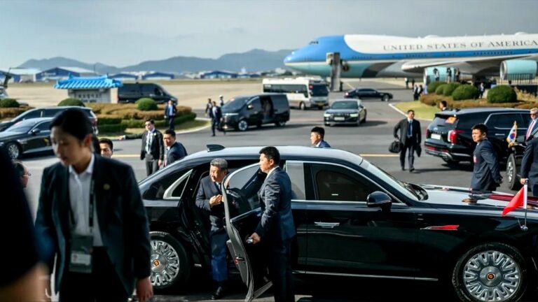 Visita de Estado de Xi começa com gesto incomum de Trump