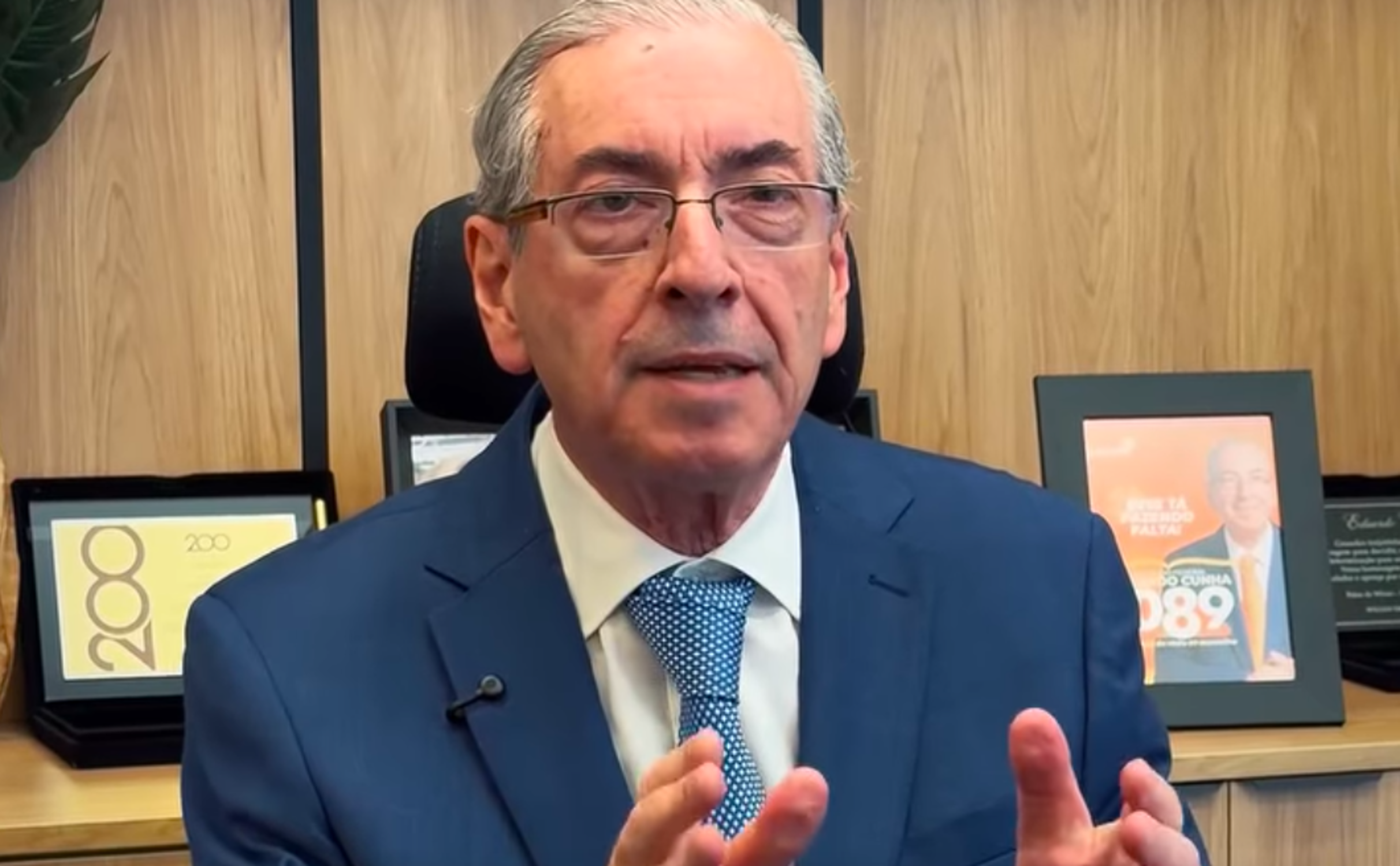 Cunha reclama da Justiça Eleitoral após não se eleger de novo