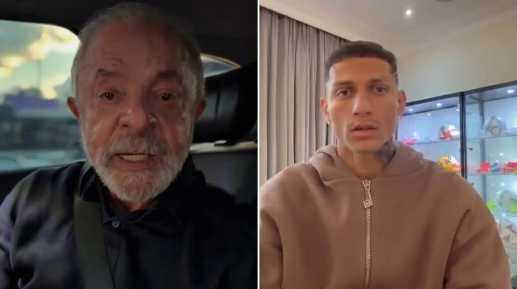 Lula usa caso Richarlison na campanha contra Flávio